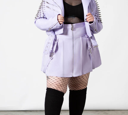 Killstar Blaire B*tch Mini Skirt | PASTEL LILAC
