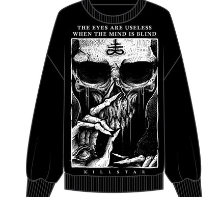 Killstar Blind Minds Knit Sweater