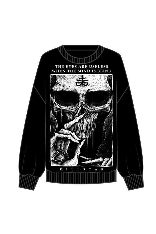 Killstar Blind Minds Knit Sweater