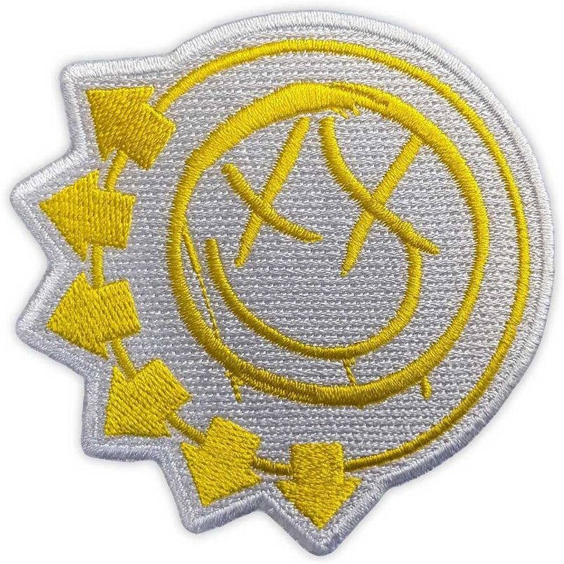 Blink 182 Yellow Six arrow Smile Woven Patch