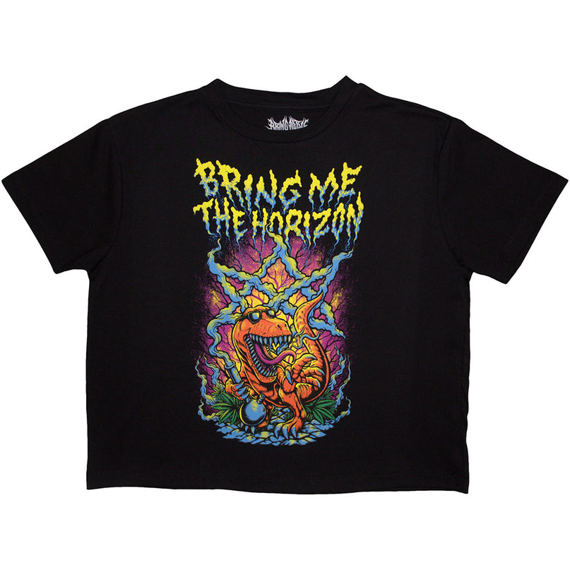 Bring Me The Horizon Crop Top | Smoking Dinosaur X