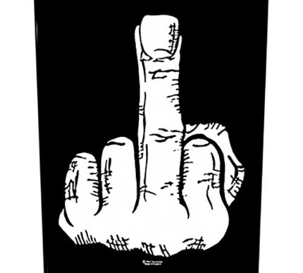 Middle Finger Back Patch