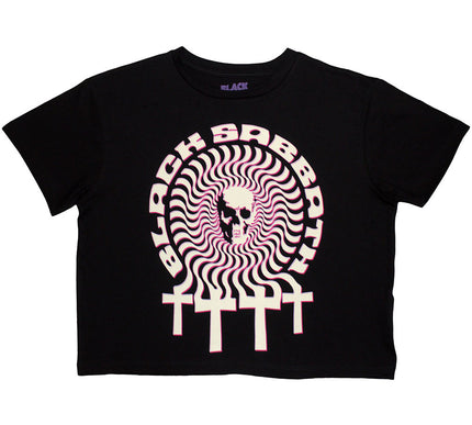 Black Sabbath Crop Top | Hypnotic Skull