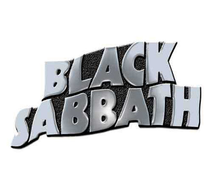 Black Sabbath Wavy Logo Pin Badge