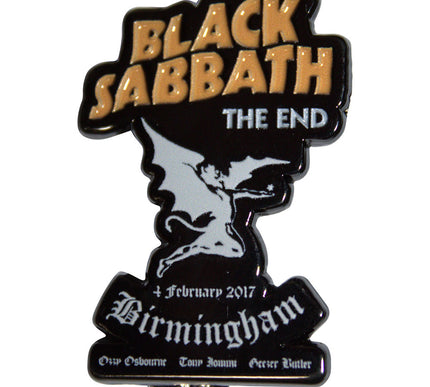 Black Sabbath The End Pin Badge