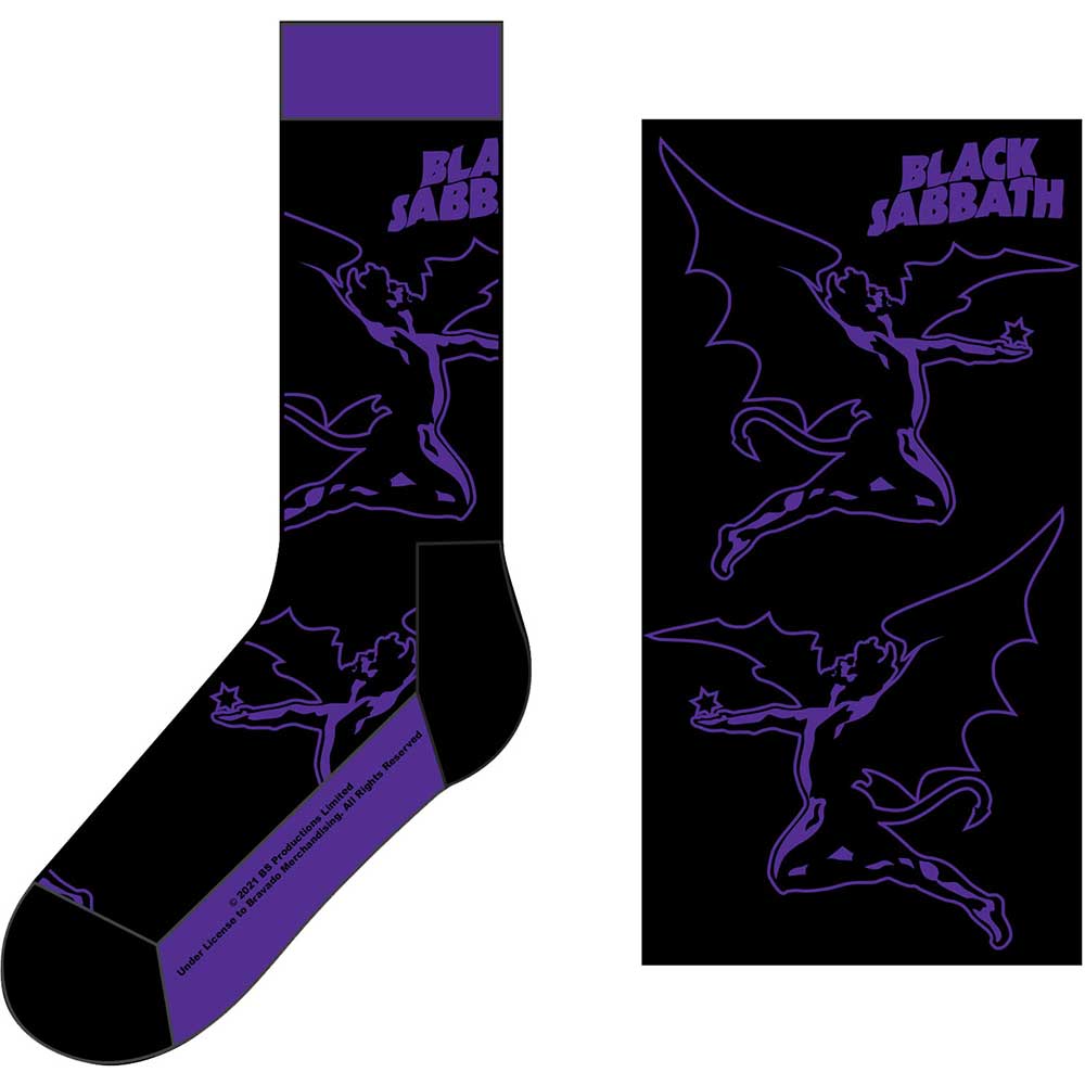 Black Sabbath Socks | Logo &amp; Demon