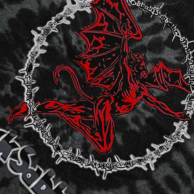Black Sabbath T-Shirt | Red Henry Dip Dye