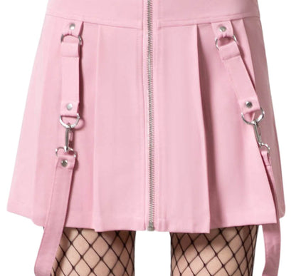 Killstar Blaire B*tch Mini Skirt | Pastel Pink