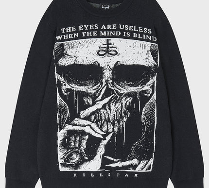 Killstar Blind Minds Knit Sweater