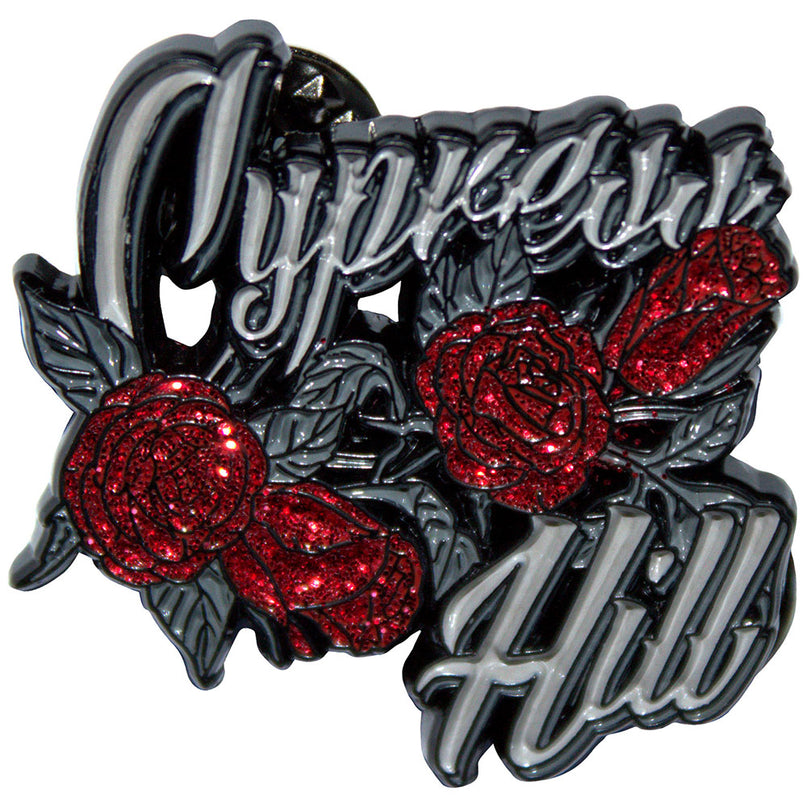 Cypress Hill Roses Logo Pin Badge