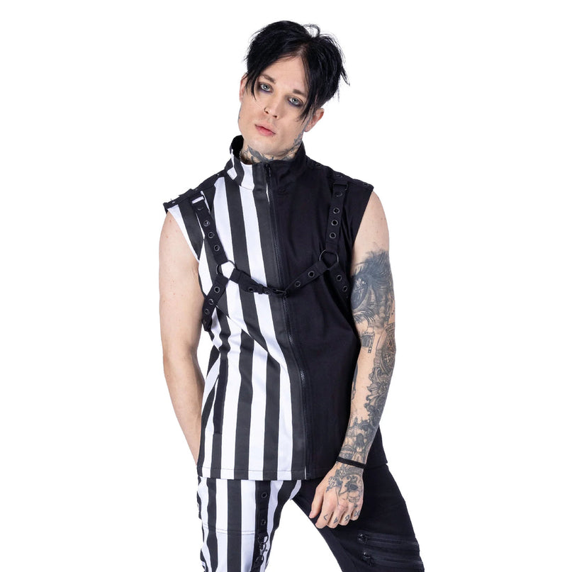 Heartless Cronus Vest | Black / White