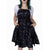 Heartless Odilie Pinafore Dress | Black / Grey