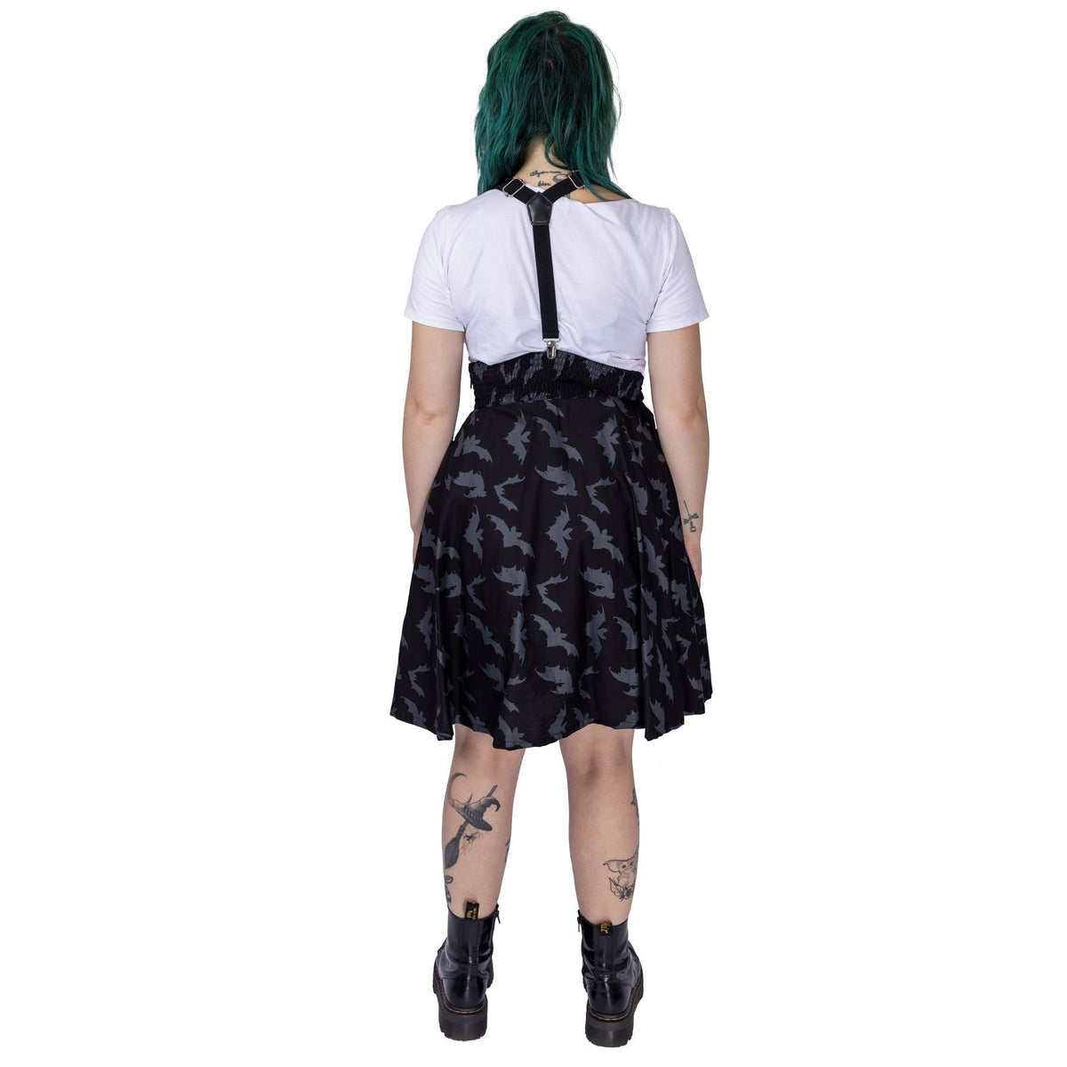Heartless Odilie Pinafore Dress | Black / Grey
