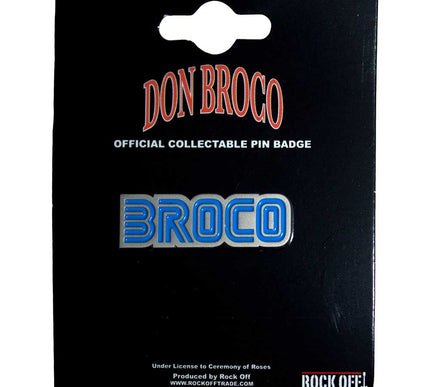 Don Bronco Blue Logo Pin Badge