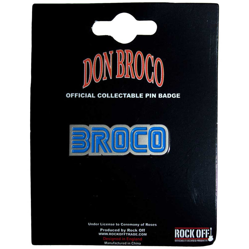 Don Bronco Blue Logo Pin Badge