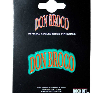 Don Bronco Orange Logo Pin Badge