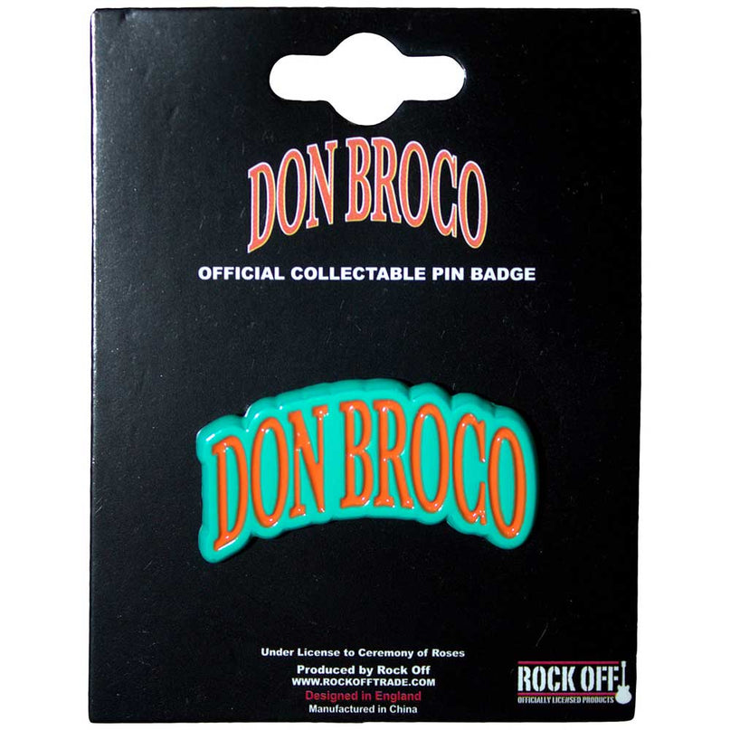 Don Bronco Orange Logo Pin Badge