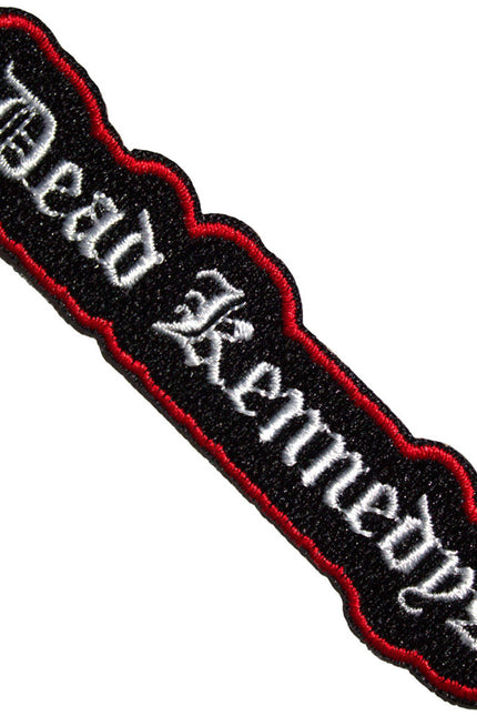 Dead Kennedys Text Logo Cut Out Woven Patch