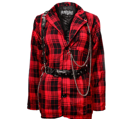 Heartless Devas Jacket | Red Tartan