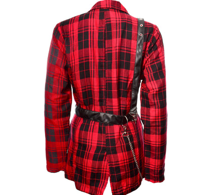 Heartless Devas Jacket | Red Tartan