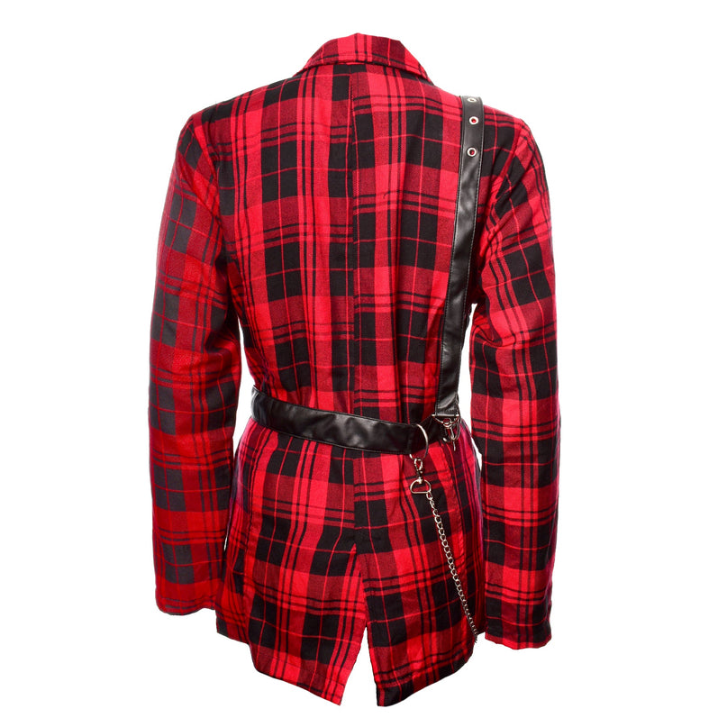Heartless Devas Jacket | Red Tartan