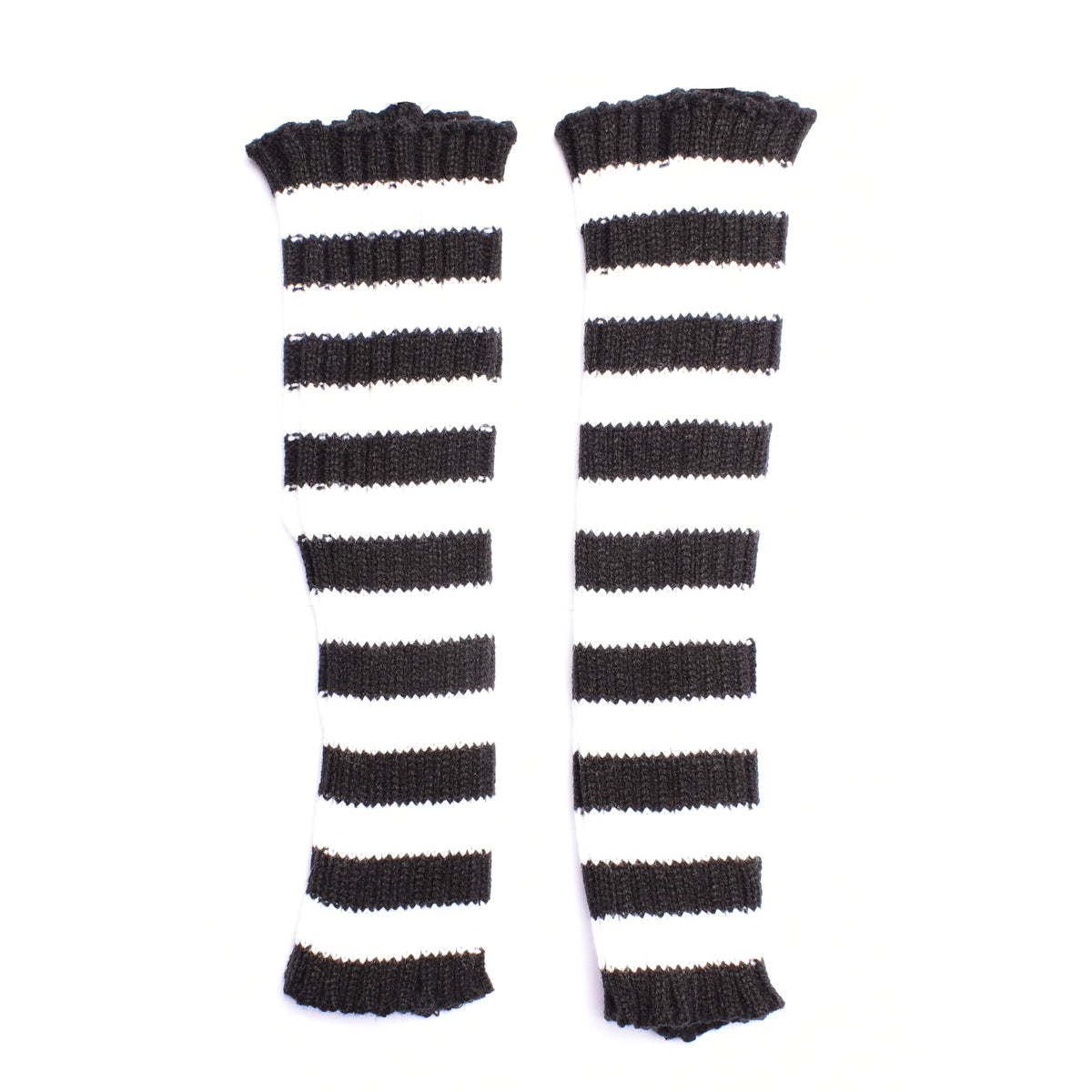 Poizen Industries Tilly Armwarmers | White / Black