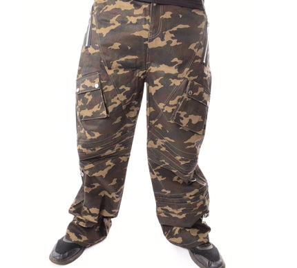 Vixxsin Harley Pants | Green Camo