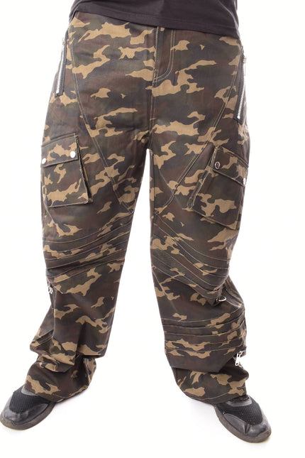 Vixxsin Harley Pants | Green Camo