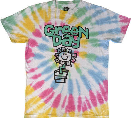 Green Day T-Shirt | Flower Pot Dip Dye