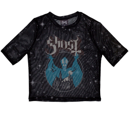 Ghost Mesh Crop Top | Opus