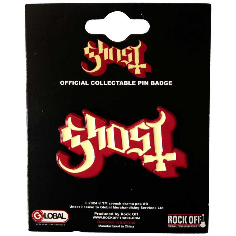 Ghost Red Shadow Pin Badge