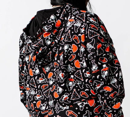 Killstar Gnomies Cropped Hoodie
