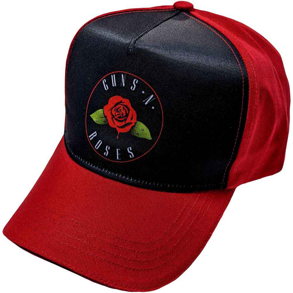 Guns N Roses Rose Cap | Red / Black