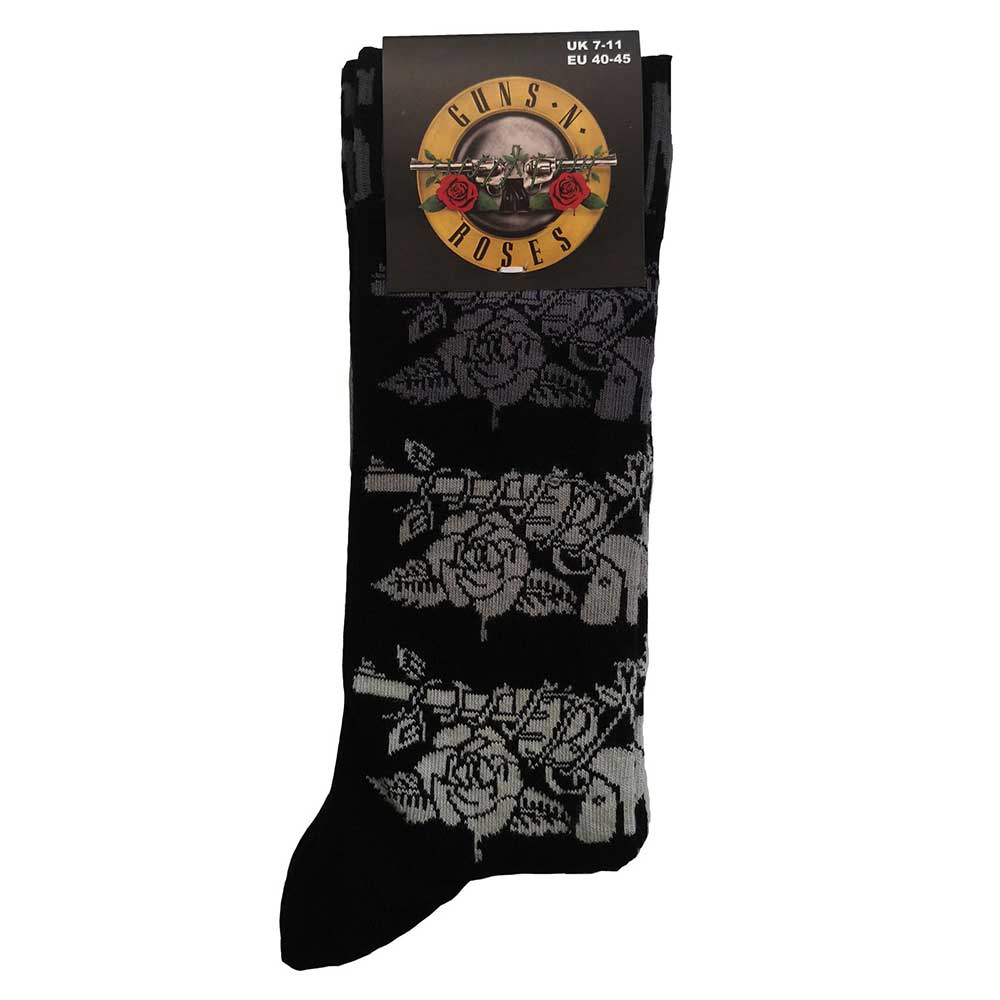 Guns N Roses Socks | Monochrome Pistols
