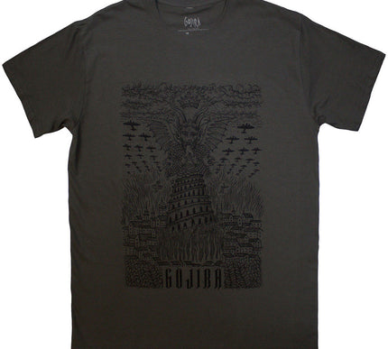 Gojira T-Shirt | Demon Village (Charcoal Grey)