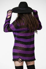 Killstar Hazed Out Knit Sweater
