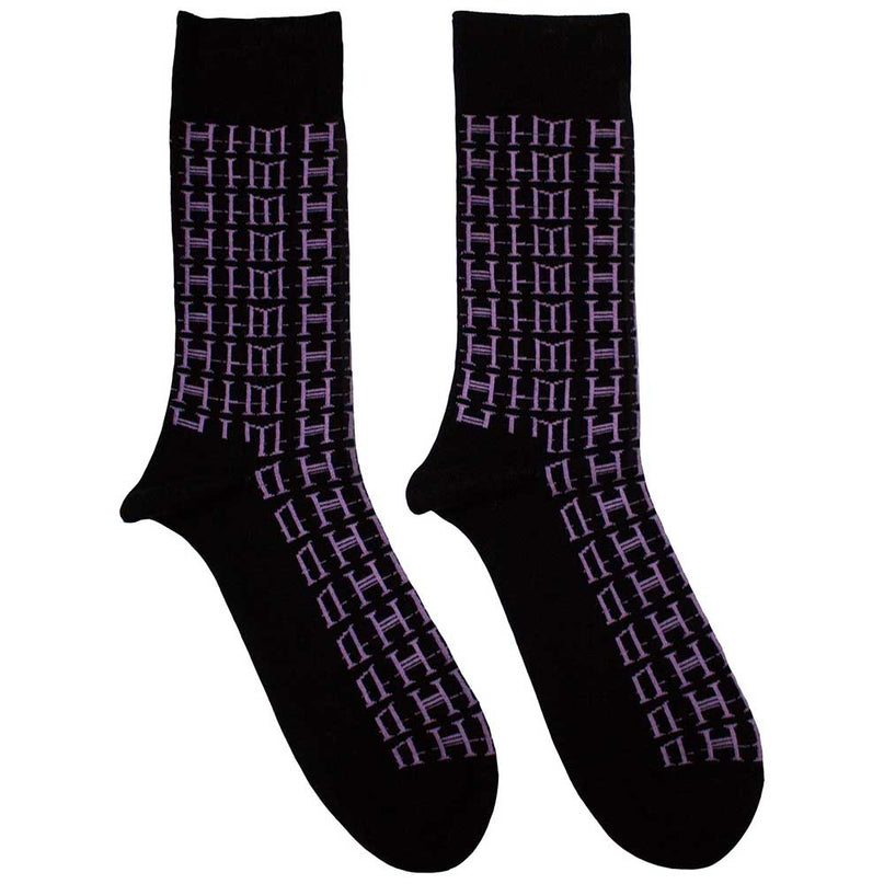 Him Logo Repeat Socks