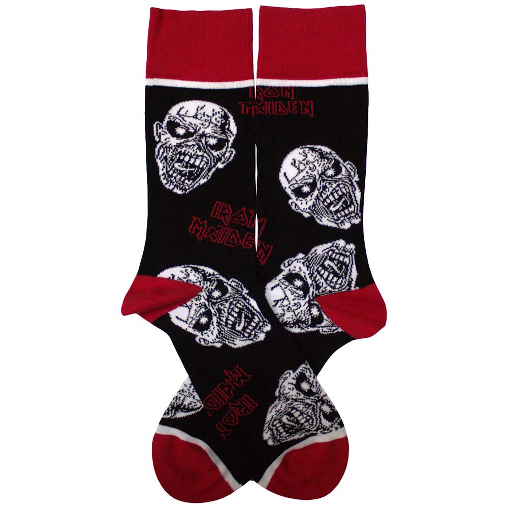 Iron Maiden Eddie Skulls Socks