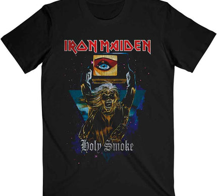 Iron Maiden T-Shirt | Holy Smoke Space Triangle