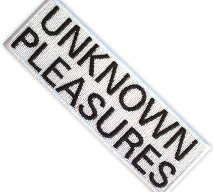 Joy Division Unknown pleasures Woven Patch