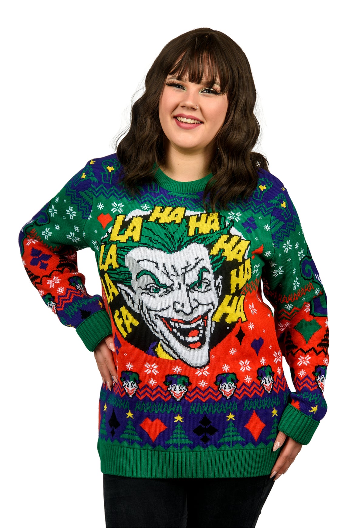 DC The Joker Christmas Jumper