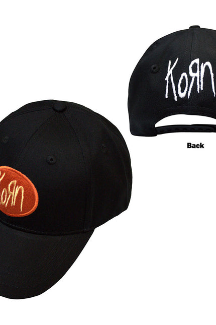 Korn Baseball Cap | Oval Logo & Back