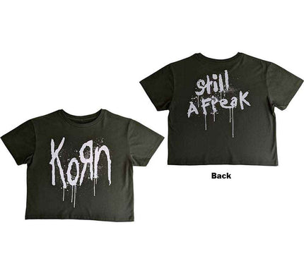 Korn Crop Top | Still A Freak (Green)