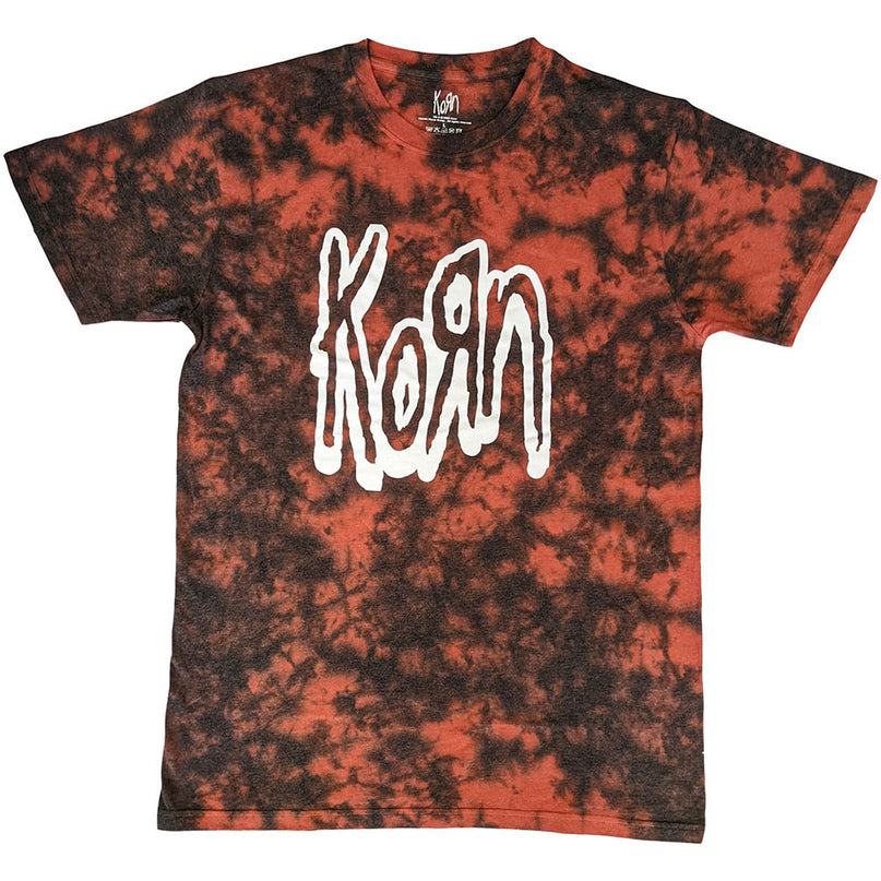 Korn Unisex T-Shirt | Logo Outline Wash Collection