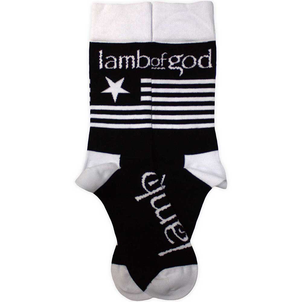 Lamb Of God Flag Socks