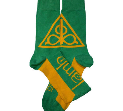 Lamb Of God Triangle Socks | Green