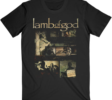 Lamb Of God T-Shirt | Album Collage
