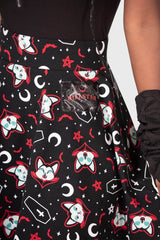 Killstar Lil Vampurr Skater Skirt