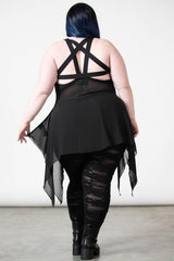Killstar Liliths Blood Mesh Tunic Vest