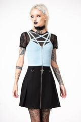 Killstar Lost In Sin Zip Top |PASTEL BLUE